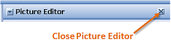 Close BiteFX Picture Editor