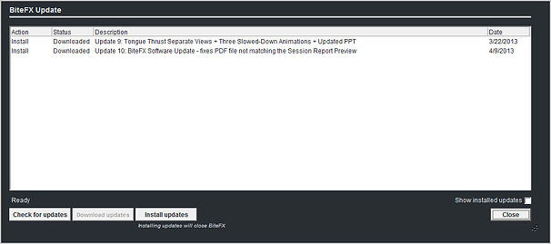 Update Screen