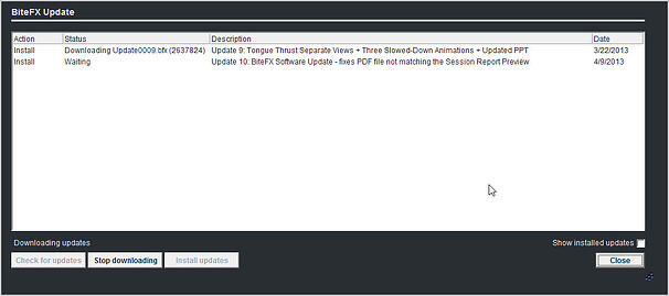 First Update Downloading
