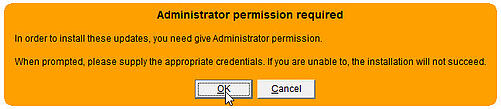 Admin Permission Reqd