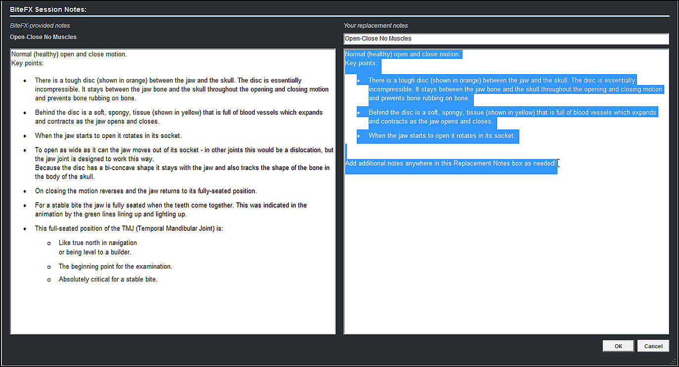 How to Edit & Add Notes to a BiteFX Session Report