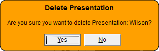Delete Presentation