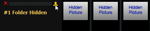 Click On Hide Again to Unhide V4